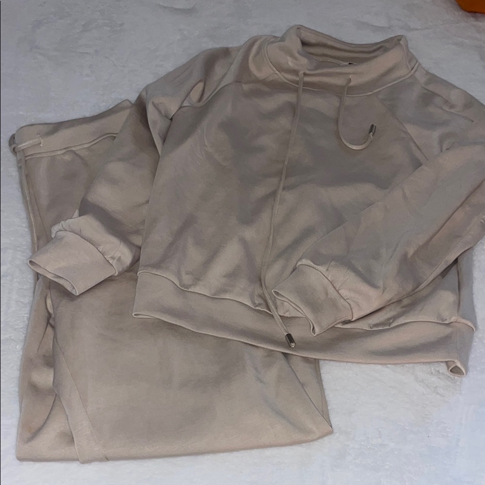 Cozy Beige Sweat Set